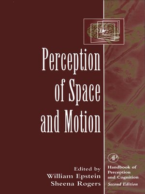 cover image of Perception of Space and Motion